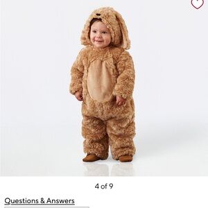 Pottery Barn Labradoodle Costume 12-24 months